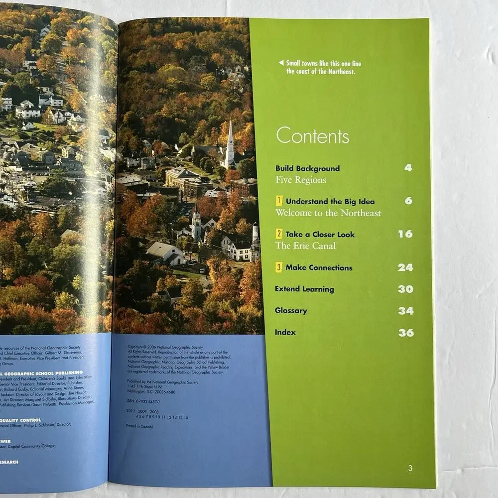 National Geographic Reading Expeditions Explore the Northeast Paperback Book